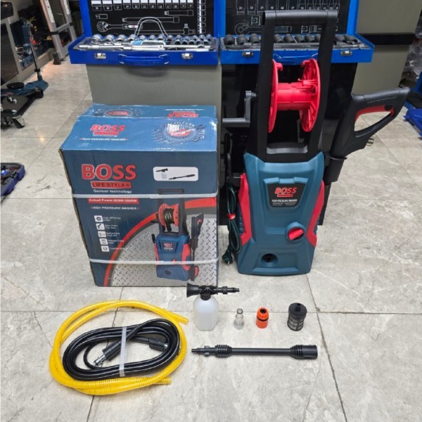 boss-standing-car-wash-reel-model-8-293 کارواش ایستاده باس قرقره دار مدل 8-293